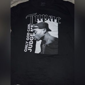 TUPAC ONLY GOD CAN JUDGE ME LARGE TSHIRT